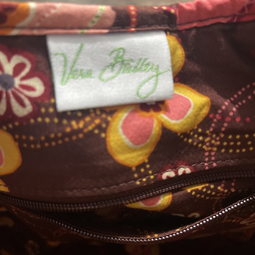 Vera Bradley Buttercup Saddle Up Bag-Crossbody-Shoulder Bag-Silver Ring - Picture 5 of 10